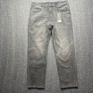 LVPL Jeans Mens 36x30 Gray Cotton Blend Relaxed Straight Wilton By Liverpool